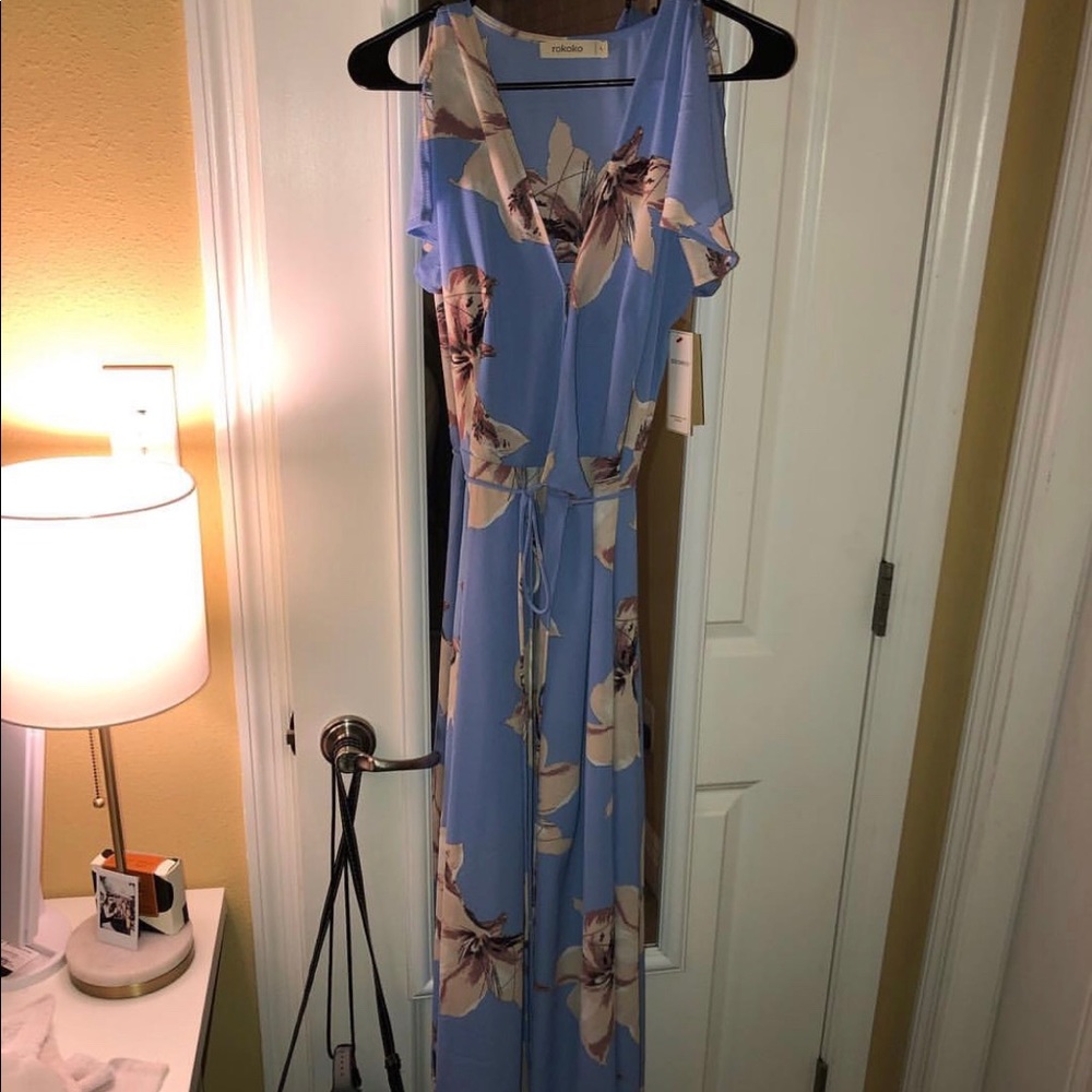 Blue maxi dress never worn